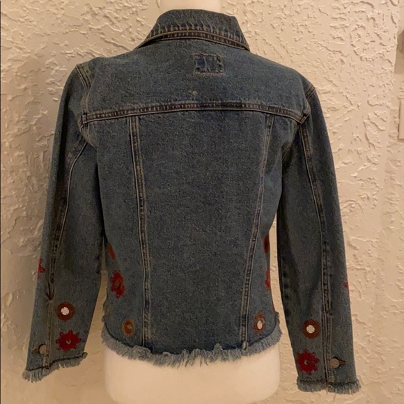 CALVIN KLEIN - EMBELLISHED JEAN JACKET - Medium - Picture 4 of 5